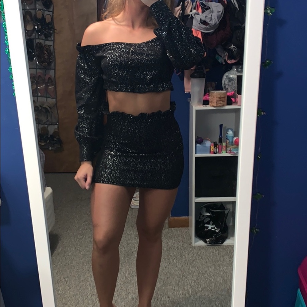 Two piece cocktail dress